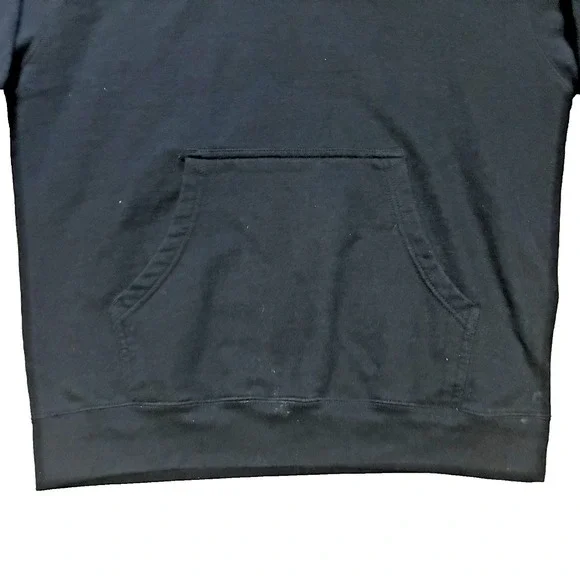 Simms Fishing Products Black Pullover Hoodie Mens Size Large L Sweatshirt Fleece - Picture 3 of 5